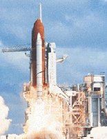 Photo of space shuttle