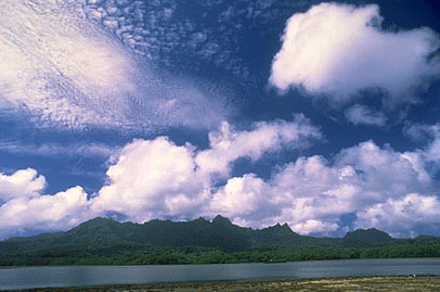 Sleeping Lady Island, Kosrae. [courtesy FSMVB]