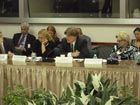 Date: 09/29/2008 Description: ACIEP Members Eric Smith, International Intellectual Property Alliance (center), Jean Hollaran of the Consumers Union (left), and Deborah Wince-Smith of the Council on Competitiveness (right). State Dept Photo