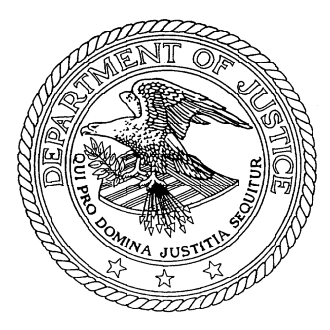 U.S. Department of Justice Seal