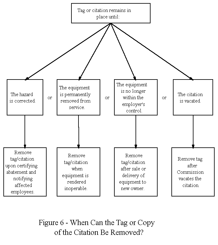 [Flow Chart - Tag or citation remains in place until?]