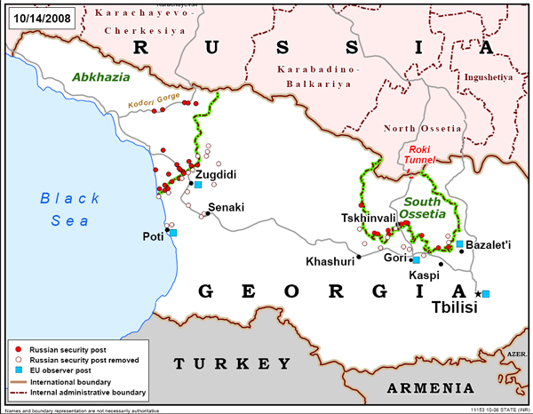 Daily Press Briefing Visual: Map of Georgia