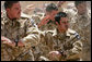 New Zealand soldiers perform a traditional warrior’s dance Sunday, June 8, 2008, during a welcoming ceremony for Mrs. Laura Bush at the Bamiyan Provincial Reconstruction Team Base in Afghanistan’s Bamiyan province. White House photo by Shealah Craighead