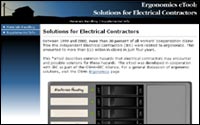 Ergonomics: Solutions for Electrical Contractors