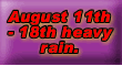 August 11 Heavy Rain Event