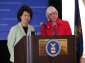 Secretary Chao and Assistant Secretary Ann L. Combs
