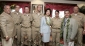 Secretary Chao, meeting with members of the Seafarers International Union, Pride of America workers, President Mike Sacco (second from right) and Vice President Auggie Tellez (far left).