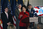 Secretary Chao, Assistant Secretary of Labor for Veterans' Employment and Training Chick Ciccolella (left), Gen. Bobby Hollingsworth (ret., 2nd from right), and Gen. David Wherley (right).