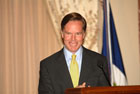 Under Secretary Nicholas Burns at the podium during the Iftaar Dinner at State Department