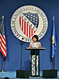 Secretary Chao addresses attendees of the League of United Latin American Citizens annual convention.