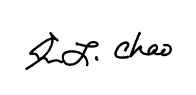 Secretary of Labor Elaine L. Chao's signature