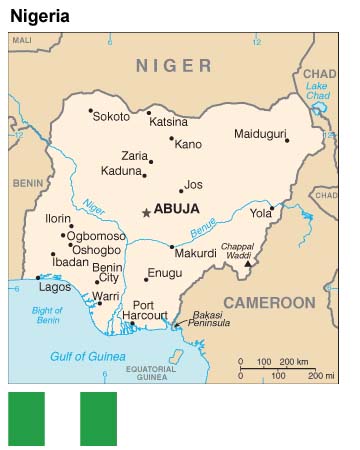 Map of Nigeria