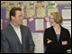 Secretary Spellings and California Governor Arnold Schwarzenegger visit with students and teachers at Otay Elementary School in San Diego, California.