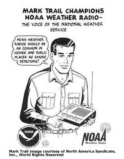 Mark Trail Champions NOAA Weather Radio