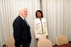 Secretary Rice meets with Dr. Frank-Walter Steinmeier, Vice Chancellor and Minister of Foreign Affairs of the Federal Republic of Germany. State Dept. photo/Michael Gross. 