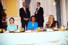Secretary Rice attends Womens Leaders Working Group Breakfast at the Waldorf Astoria. State Dept. photo/Michael Gross