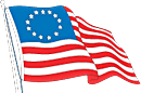 Drawing of the American Flag