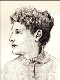 Drawing of Anne Sullivan Macy
