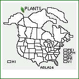 Distribution of Aristolochia labiata Willd.. . 