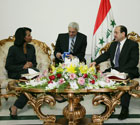 On January 15, Secretary Rice made an unannounced visit to Iraq and met with senior leaders including Prime Minister Nuri al-Maliki and Foreign Minister Hoshyar Zebari. State Department photo