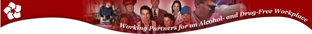 Working Partners for an Alcohol- and Drug-Free Workplace.  Photos representing the workforce - Digital Imagery© copyright 2001 PhotoDisc, Inc.