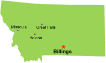 Map of Montana