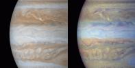 Jupiter in True and False Color