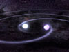 Chandra data implies that J0806 is a binary star system with two white dwarf stars orbiting each other.
