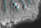 Anaglyph, Landsat overlay Honolulu, Hawaii