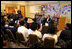  Mrs. Laura Bush and actress Emma Roberts meet with students at Washington Middle School for Girls Tuesday, May 29, 2007, in Washington, D.C.