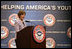 Laura Bush speaks at the Regional Conference On Helping America's Youth (HAY) at Tennessee State University, Nashville, Tenn., Thursday, April 12, 2007.