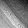 Saturn's ribbonlike cloud structure