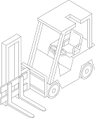 Narrow Aisle Sideloader High Lift Pallet