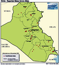 Iraq: Reported Mass Grave Sites