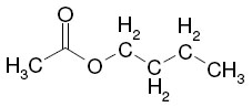 structural formula of n-Butyl Acetate