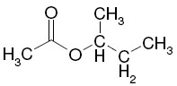 structural formula of sec-Butyl Acetate