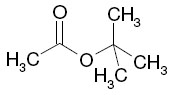 structural formula of tert-Butyl Acetate