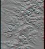 SRTM Anaglyph: Sredinnyy Khrebet, Kamchatka Peninsula, Russia