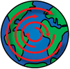 Image of a globe with arrows showing movements among continents.