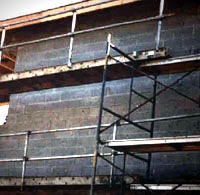 Mixture of several different scaffold components in the same scaffold