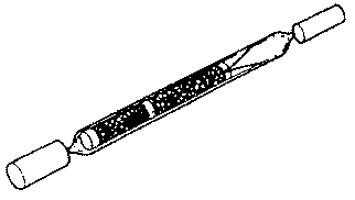 FIGURE II: 1-4. CHARCOAL TUBE WITH FLAME-SEALED ENDS AND END CAPS - Accessibility Assistance: For problems using figures and illustrations in this document, please contact the Office of Science and Technology Assessment at (202) 693-2095.