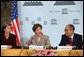 Mrs. Laura Bush, who serves as an Honorary Ambassador to the United Nations Decade of Literacy, addresses UNESCO participants during a roundtable discussion while visiting Paris Monday, Jan. 15, 2007. Following the White House Conference on Global Literacy held in September 2006, UNESCO is hosting upcoming regional literacy conferences in Qatar, Costa Rica, Azerbaijan and Asia. White House photo by Shealah Craighead