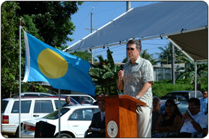 Tom Bussanich. [Photo Credit: Joseph Bonfiglio, U.S. Army Photographer, USACOE, Ft. Shafter, HI]