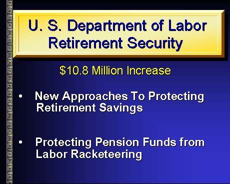 Image Showing DOL Retirement Security Measures. Click for Text Version.