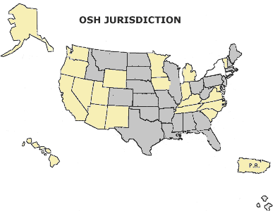 OSH Jurisdiction Map