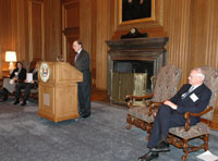 Ambassador Vershbow delivers acceptance speech at the 2004 CEELI Ambassadors Award Ceremony.  