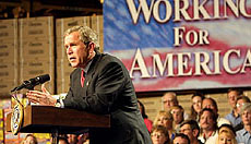 President Bush delivers remarks.
