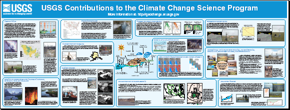 Thumbnail image of USGS Contributions to the Climate Change Science Program poster