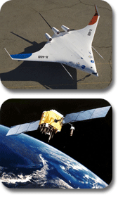 Photographs of high tech aircraft and spacecraft that are made from mineral materials including rare and scarce commodities