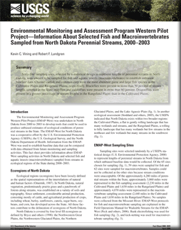 Environmental Monitoring and Assessment Program Western Pilot Project-Information About Selected Fish and Macroinvertebrates Sampled from North Dakota Perennial Streams, 2000-2003